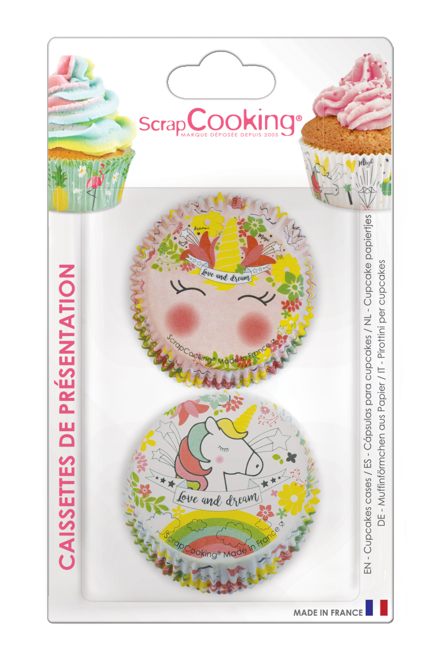 ScrapCooking - 25 Stück Cupcake-Formen - Muffinförmchen Papier - Deko