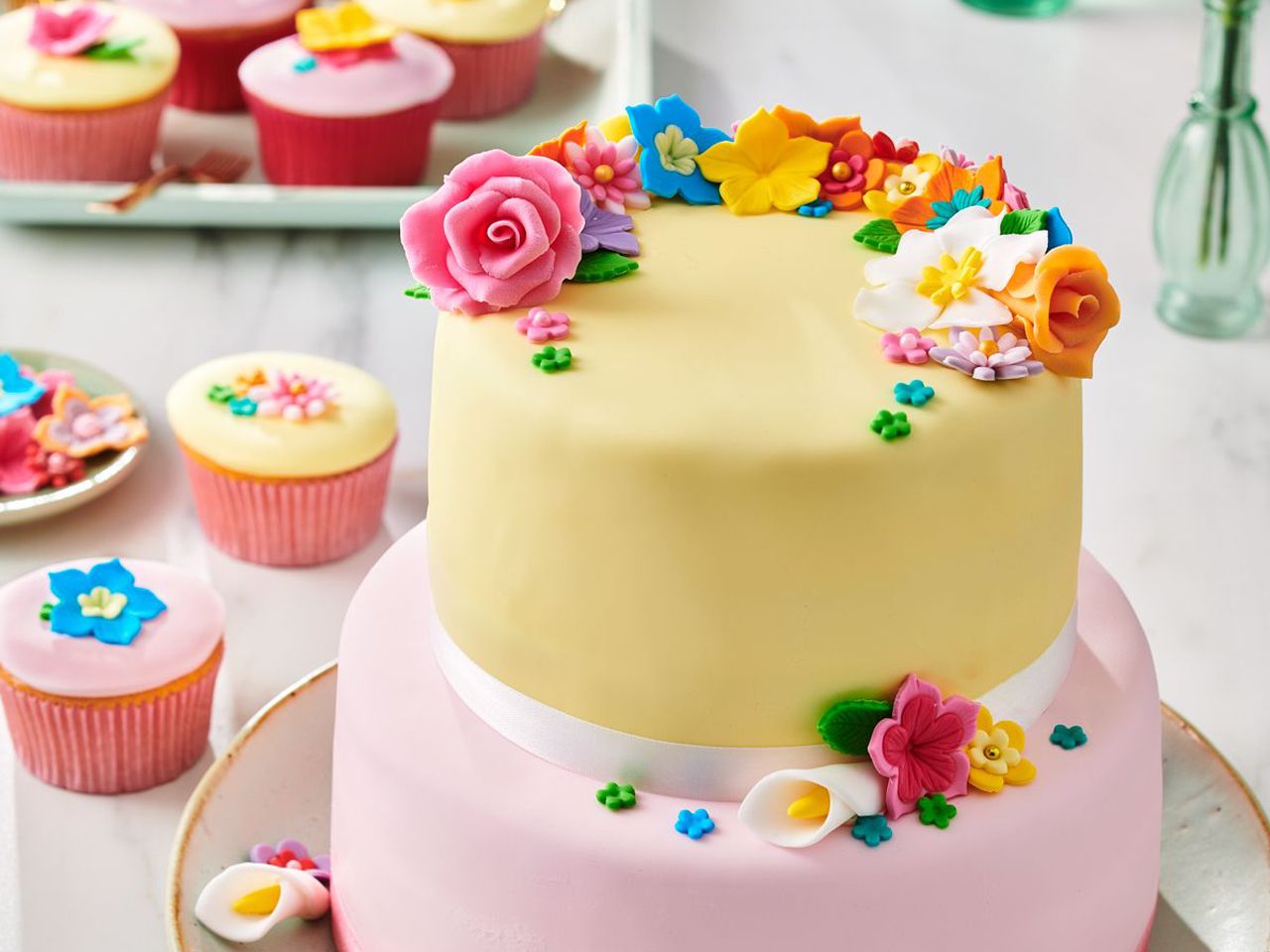 FunCakes Rollfondant Multipack, Rosatöne 5 x 100g – Bild 2