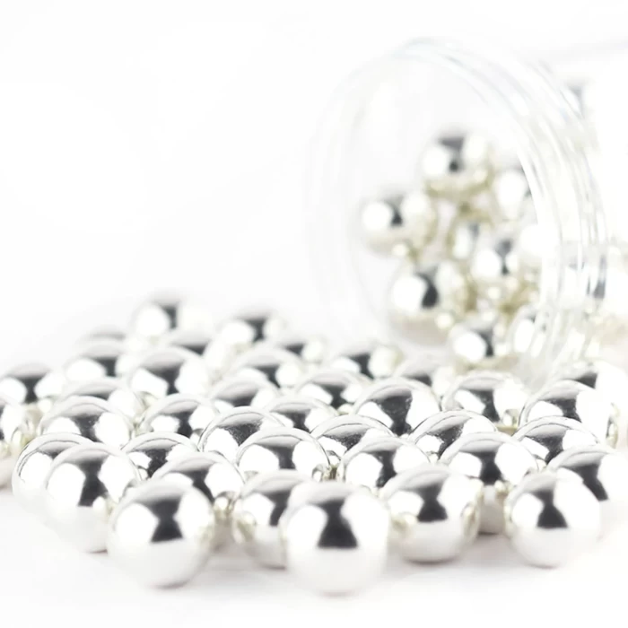 XL Knusperkugeln Silber SuperStreusel, 190 g