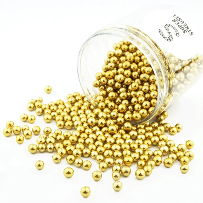SuperStreusel Mini Knusperkugeln Gold 160 g