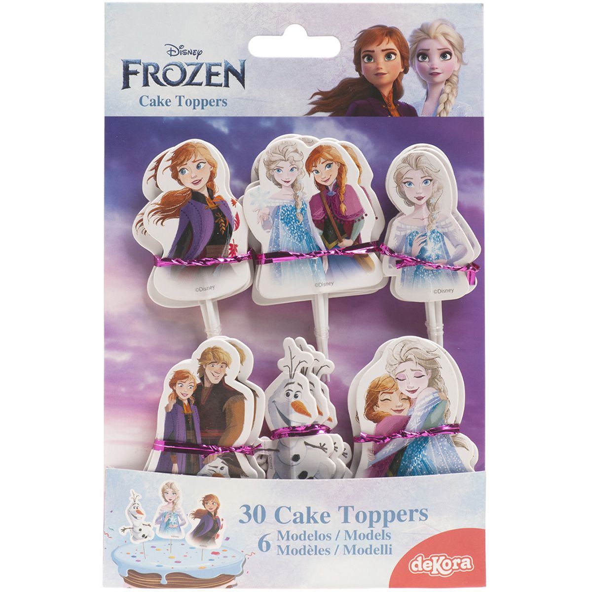 Dekora Disney Frozen Cake Toppers pk/30 – Bild 2