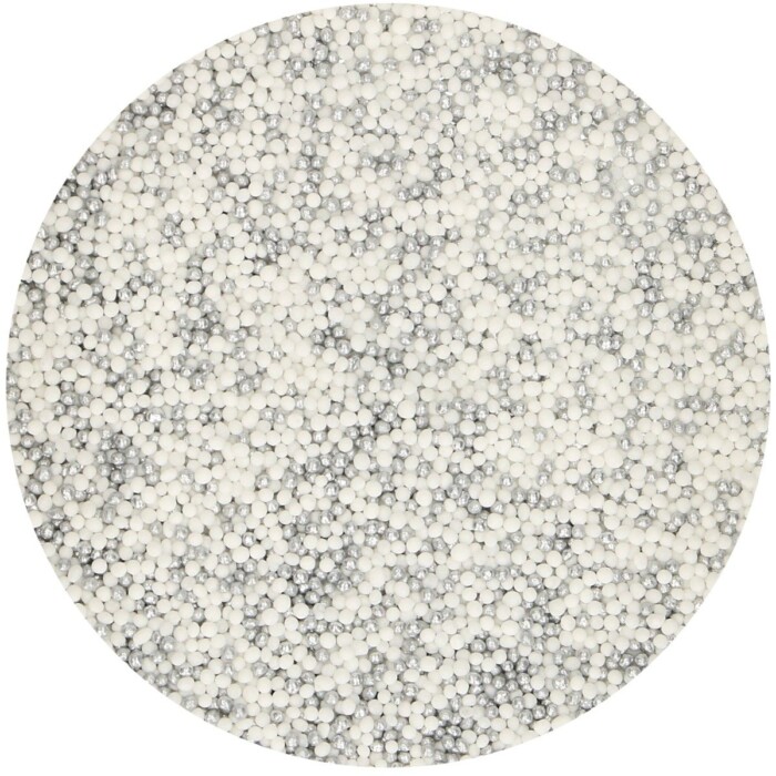 FunCakes Nonpareils -Silber-Weiß- 80g - Image 2