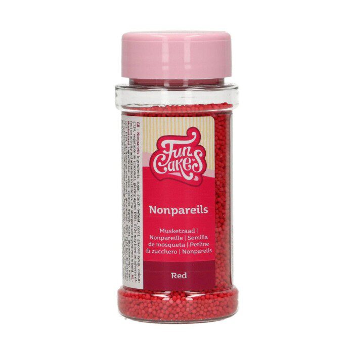 FunCakes Nonpareils Rot 80g