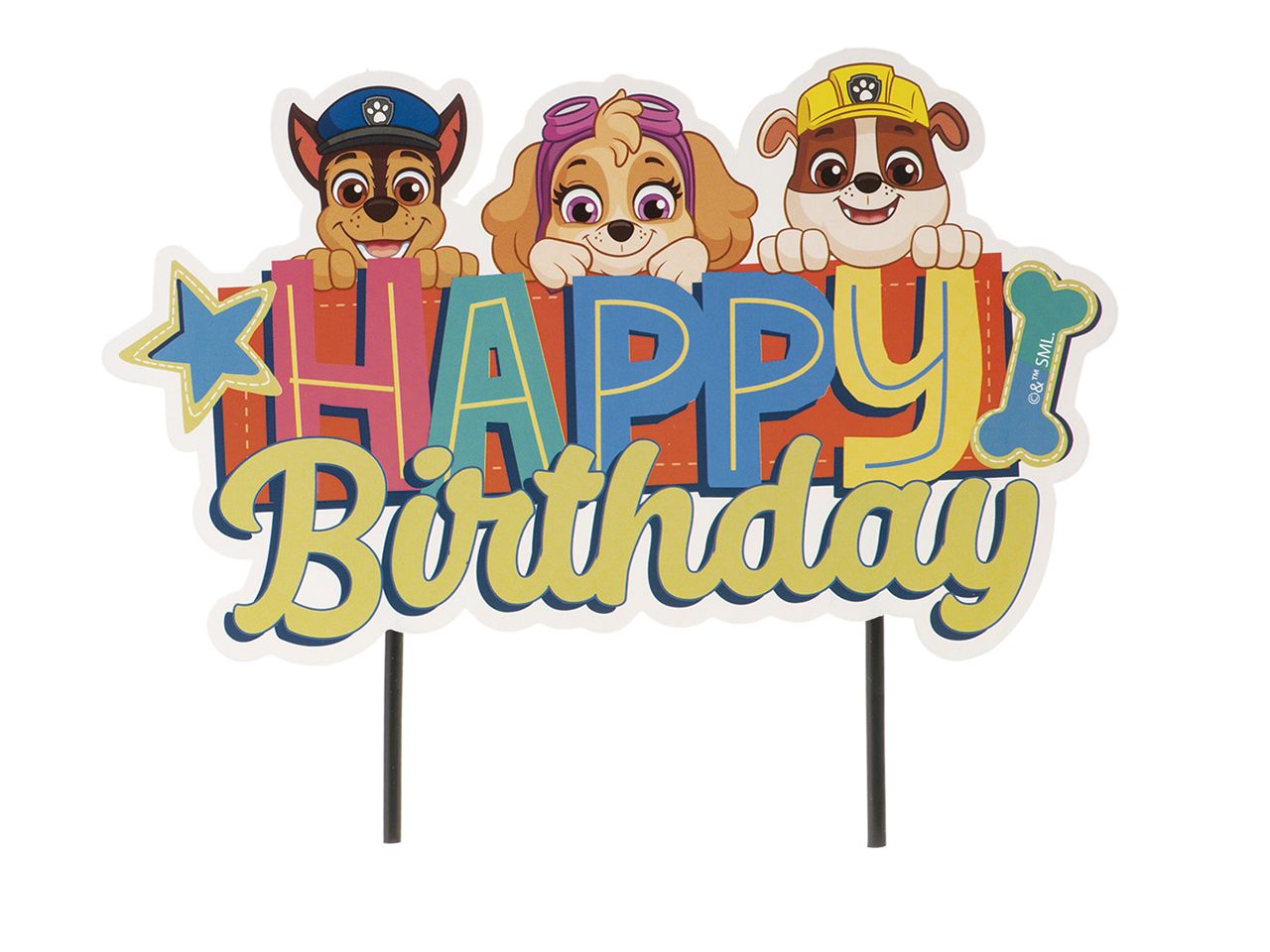 Dekora Cake Topper Papier Paw Patrol 16,5x15cm – Bild 3