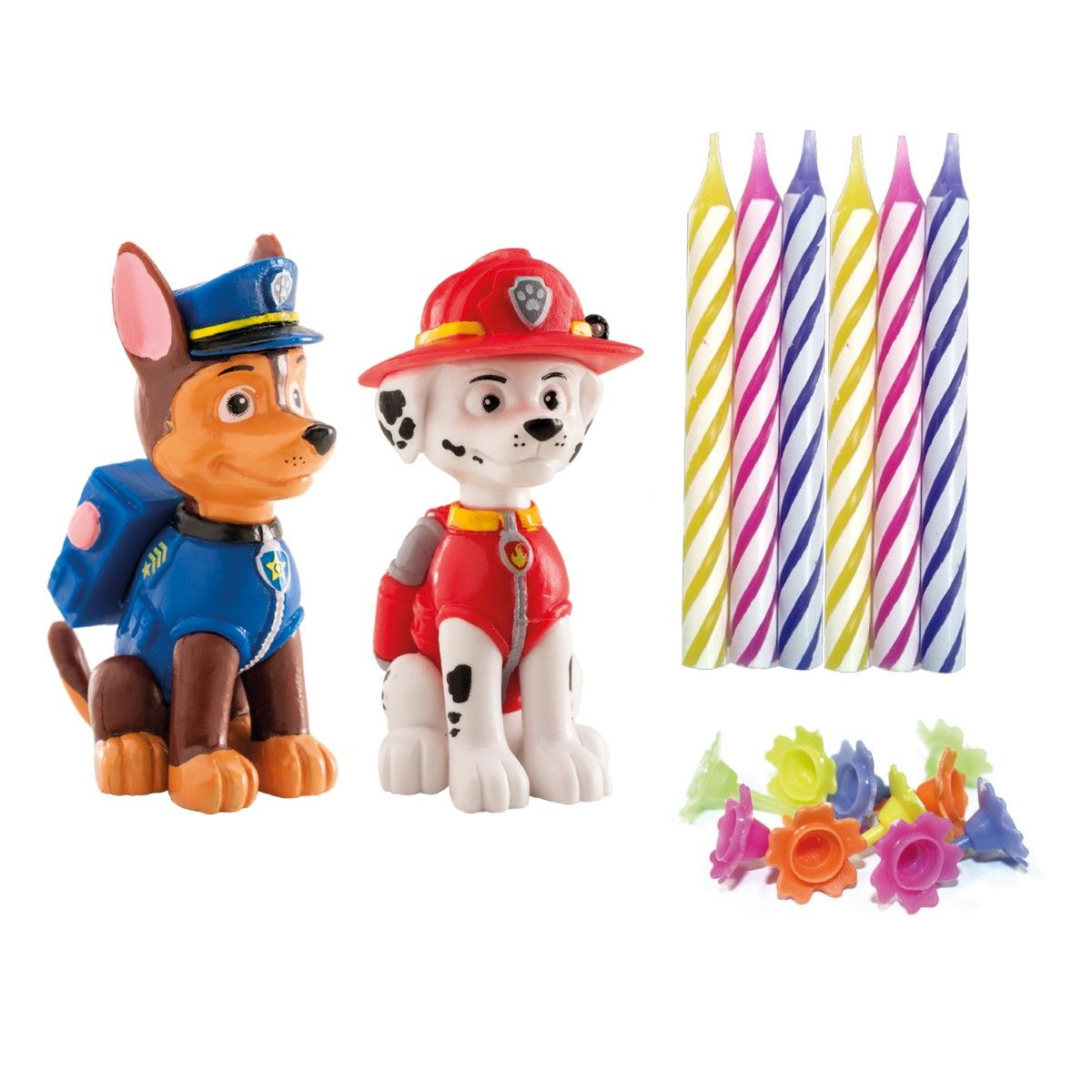Dekora Paw Patrol Cake Topper und Kerzen – Bild 3