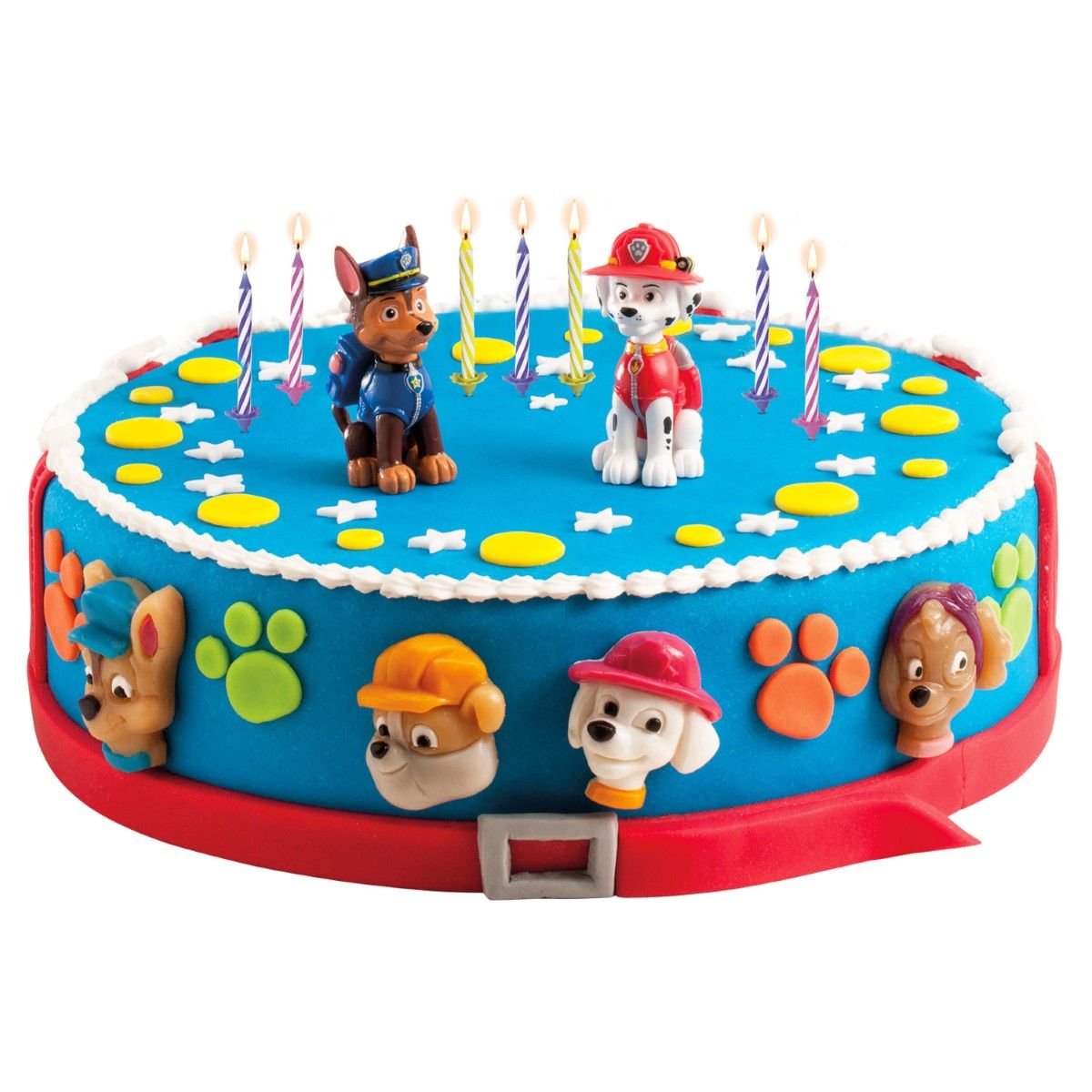 Dekora Paw Patrol Cake Topper und Kerzen – Bild 2