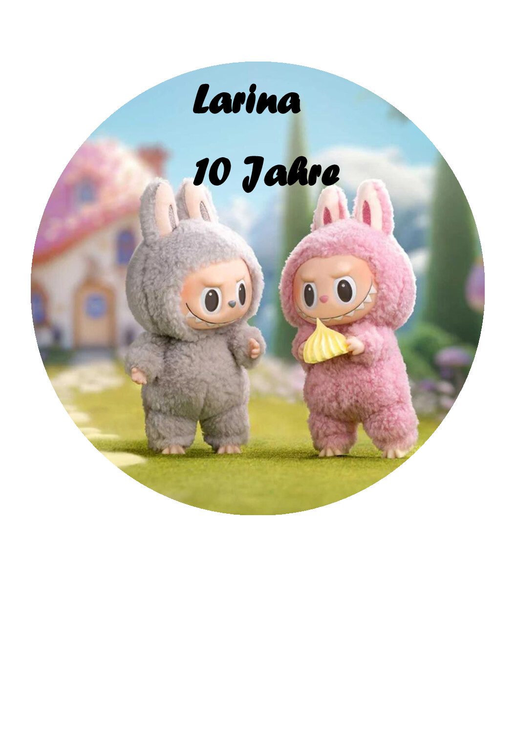 Essbarer Tortenaufleger "Labubu" – Bild 2